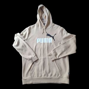 Puma Tan Hoodie with Black Logo